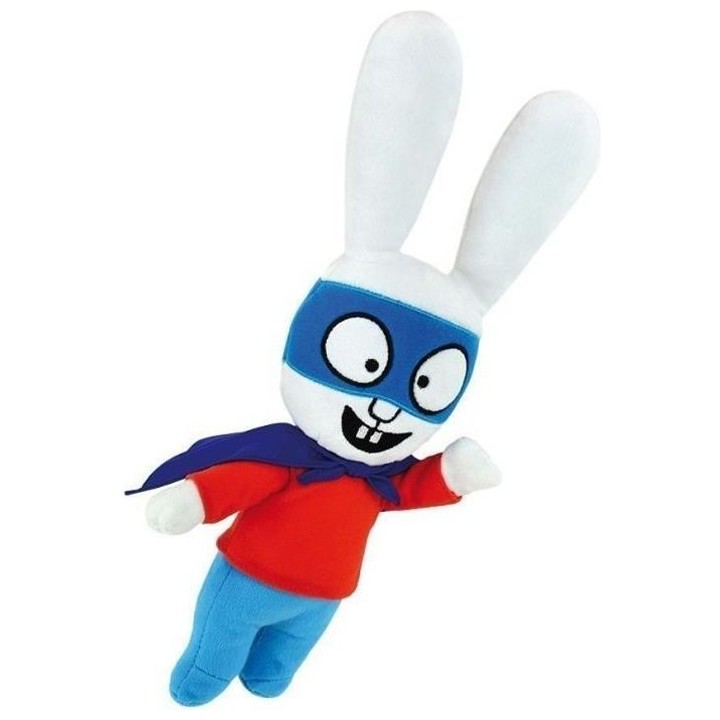 SIMON Peluche avec cape ± 35 cm
