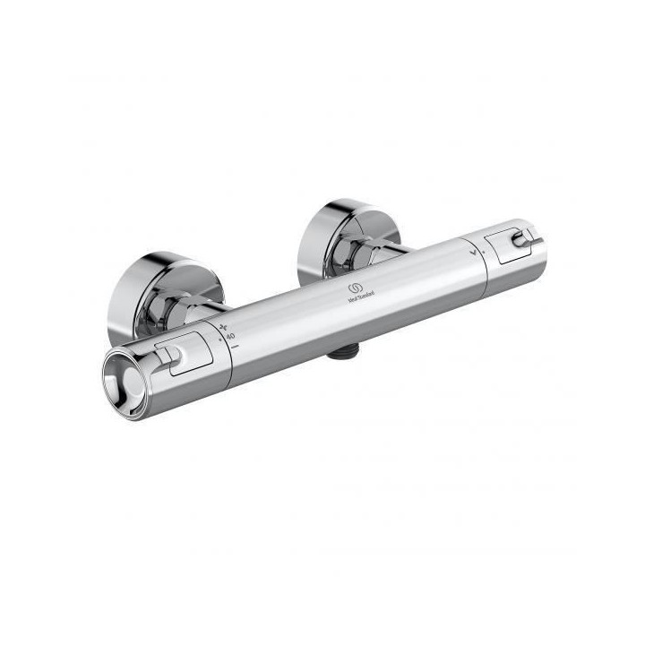 Ensemble de douche thermostatique - CERATHERM T50 - barre 60 + douchet