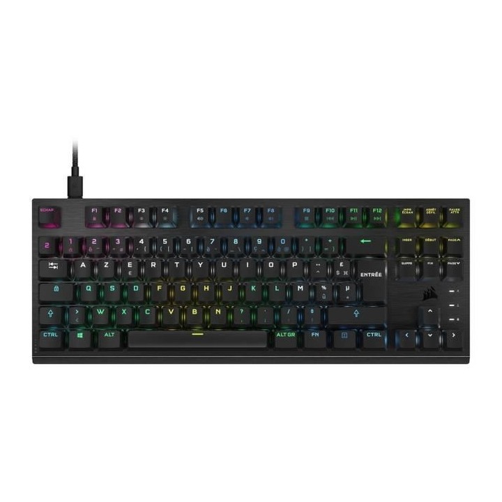 Clavier Corsair gaming mécanique-optique K60 RGB PRO TKL OPX