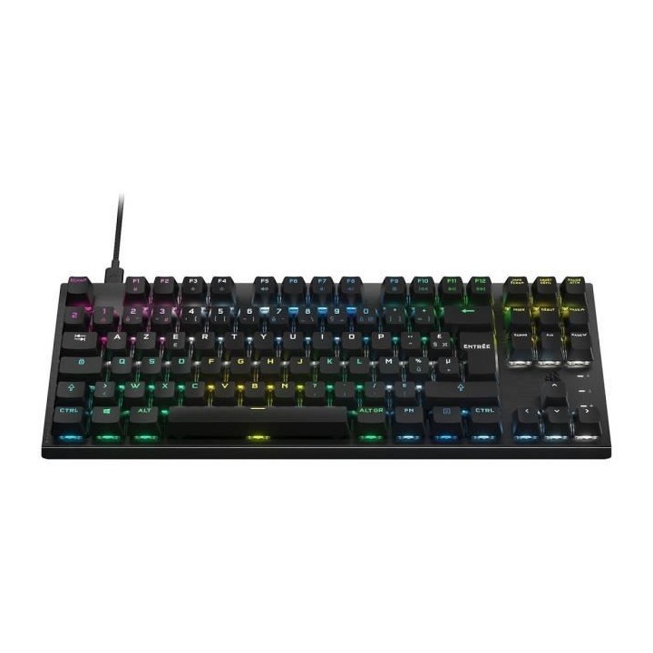 Clavier Corsair gaming mécanique-optique K60 RGB PRO TKL OPX