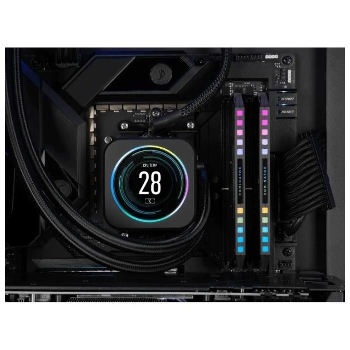 Mémoire RAM - CORSAIR - DOMINATOR PLATINUM RGB DDR5 - 32GB 2x16GB DIM