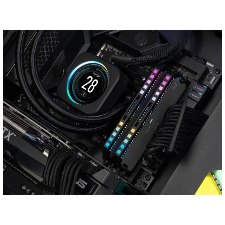 Mémoire RAM - CORSAIR - DOMINATOR PLATINUM RGB DDR5 - 32GB 2x16GB DIM