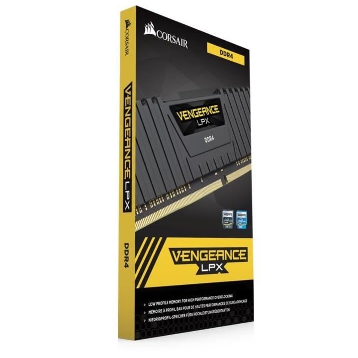CORSAIR Mémoire PC DDR4 - Vengeance - 32 Go (2 x 16 Go) - 2666MHz - C