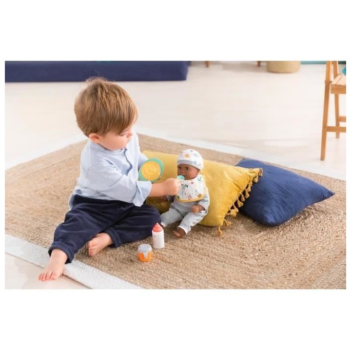 Petit Coffret Repas pour Poupon 30cm - COROLLE - 5 accessoires - des 1