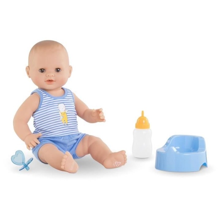 Corolle - Mon Grand Poupon - Paul fait pipi - Poupon 36cm sexué au co