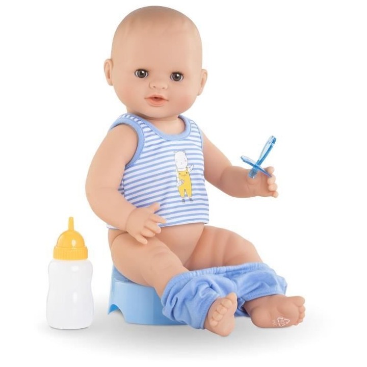 Corolle - Mon Grand Poupon - Paul fait pipi - Poupon 36cm sexué au co