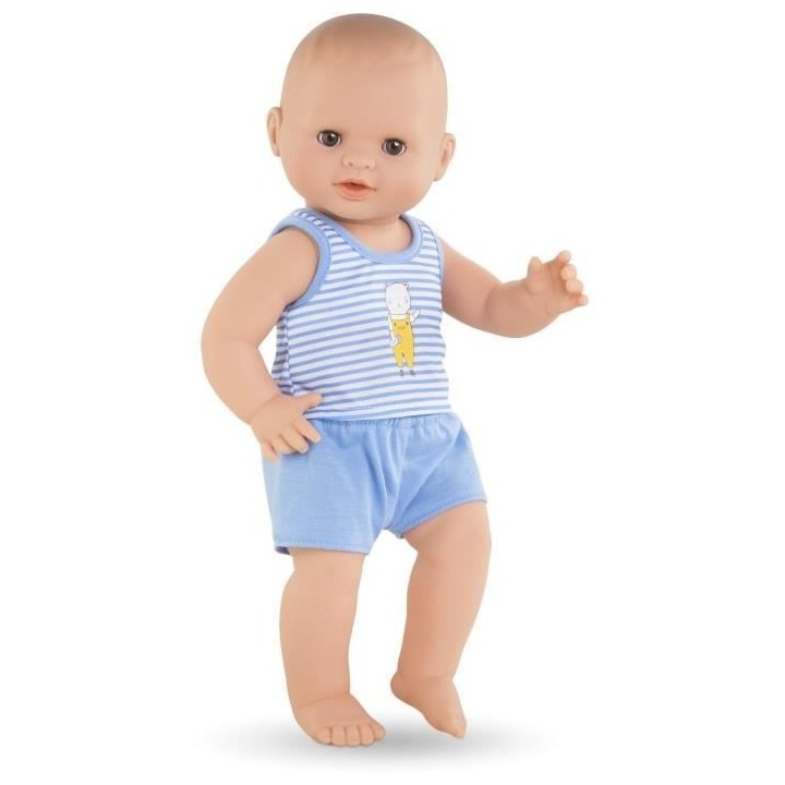 Corolle - Mon Grand Poupon - Paul fait pipi - Poupon 36cm sexué au co