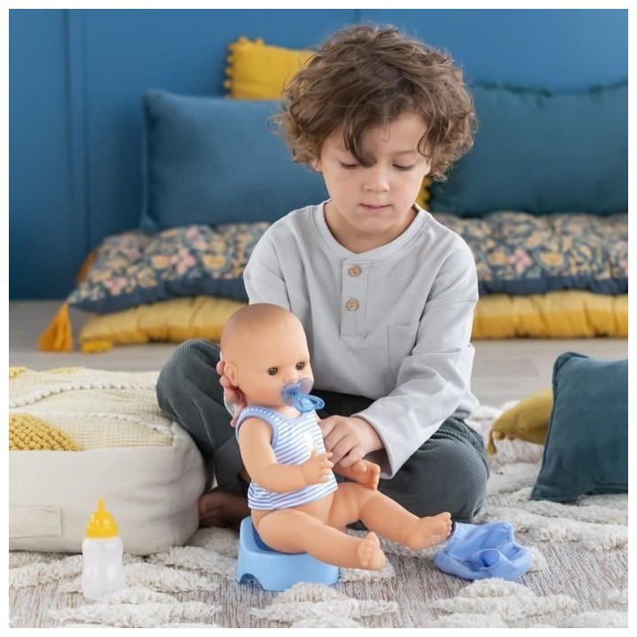 Corolle - Mon Grand Poupon - Paul fait pipi - Poupon 36cm sexué au co