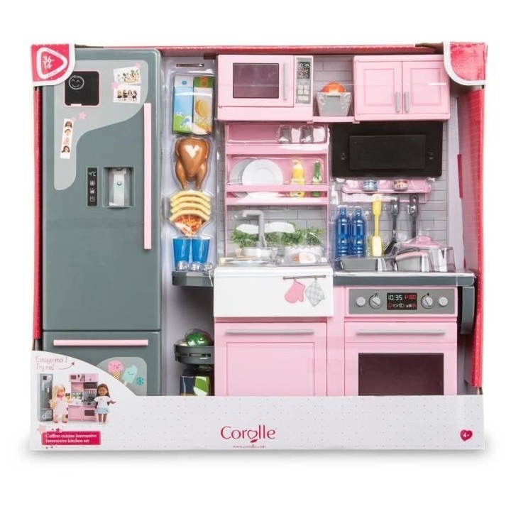 Cuisine interactive pour poupée Ma Corolle - COROLLE - 70 accessoires