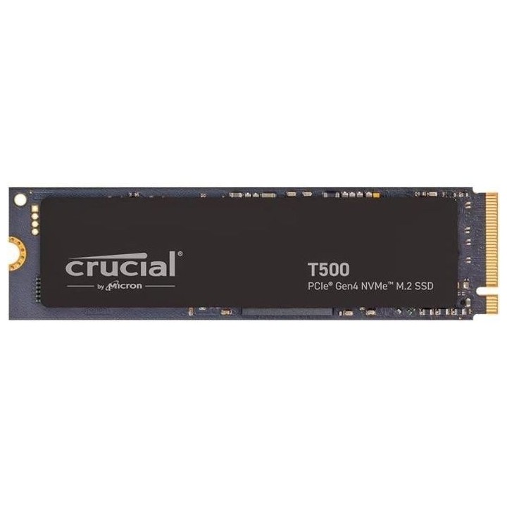 Crucial T500 SSD 2 To PCIe Gen4 NVMe M.2 SSD Interne Gaming, jusqu'a 7