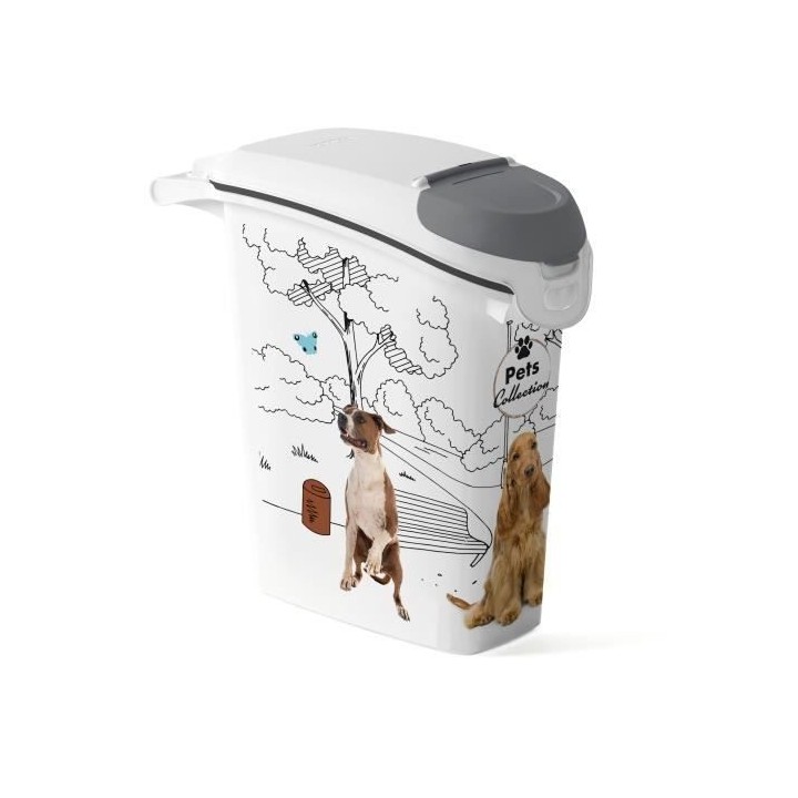Boîte de conservation pour aliments pour chiens 10 kg Curver PetLife