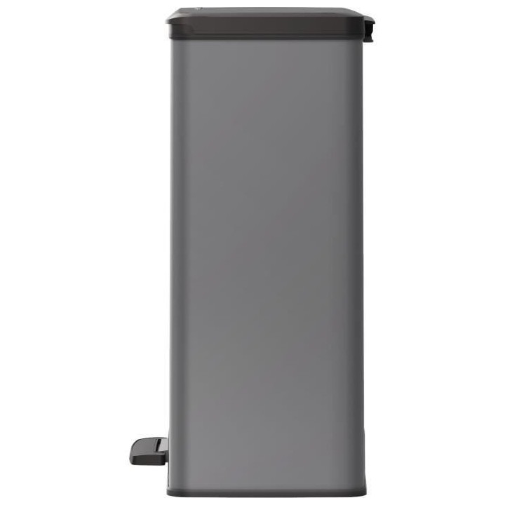 Poubelle Rectangle - DECO BIN - CURVER - 65L - Grande capacité - 49 x
