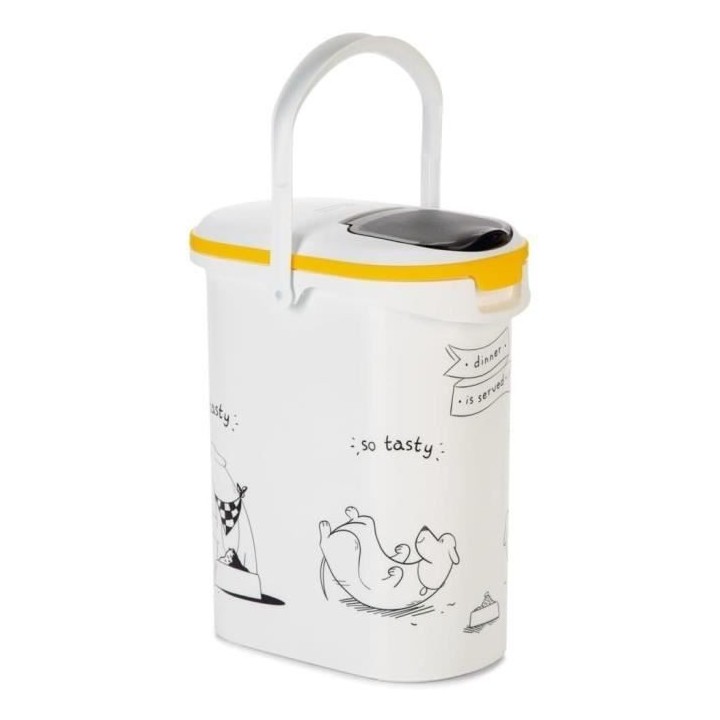 CURVER Conteneur a croquettes pour chien 4 kg - 10L - Le diner et serv