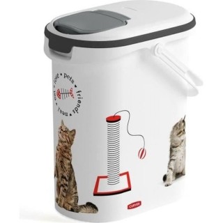 CURVER Conteneur a croquettes pour chat 4 kg - 10L - Love Pets