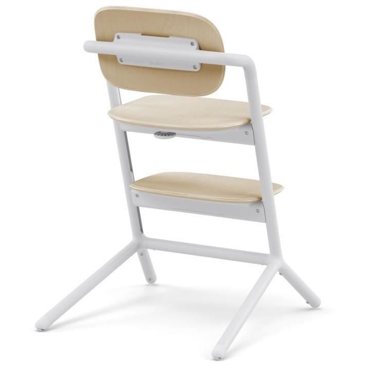 CYBEX - Chaise haute évolutive - Pack 3 en 1 - LEMO 2 - Blanc/ Bois -