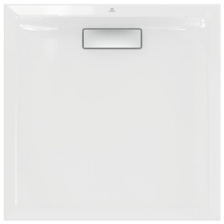 Receveur de douche extra plat 80x80 cm - UltraFlat New - blanc - Ideal