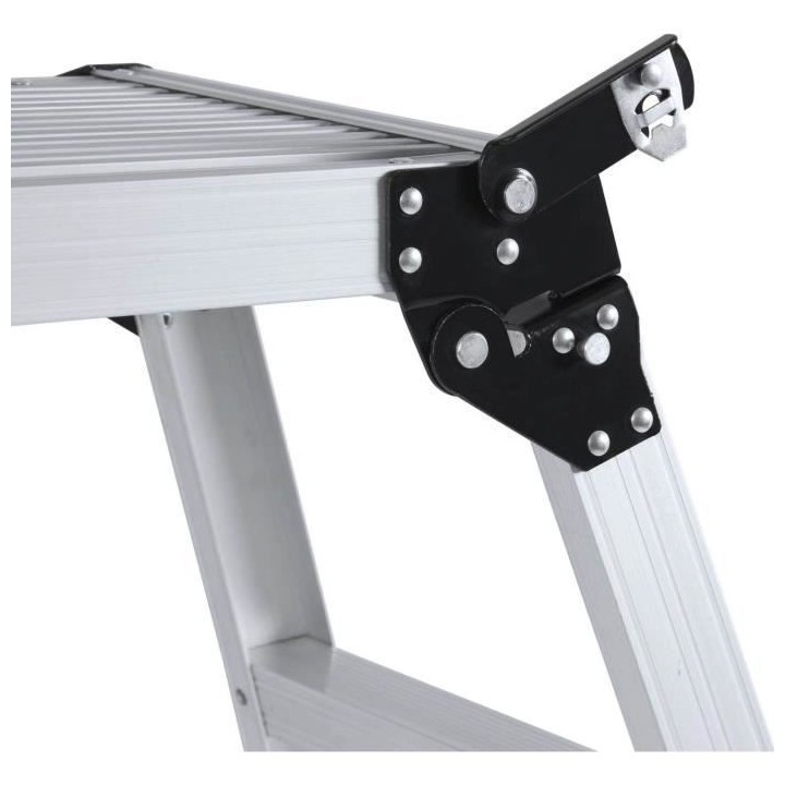 Marche pied en aluminium DEFPRO - Pliable avec pieds antidérapants -