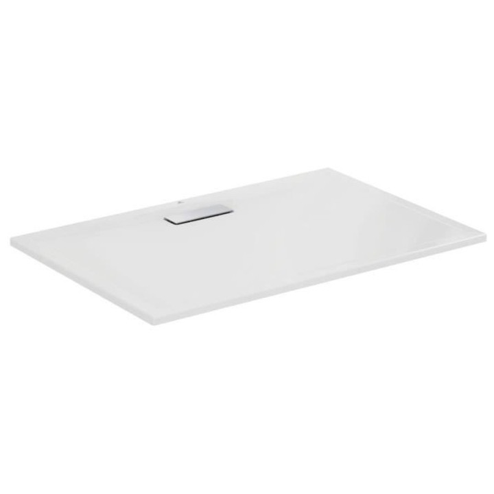 Receveur de douche extra plat 120x80 cm - UltraFlat New - blanc - Idea