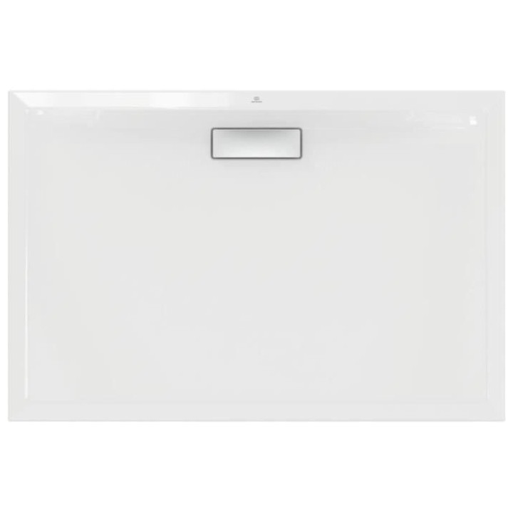 Receveur de douche extra plat 120x80 cm - UltraFlat New - blanc - Idea