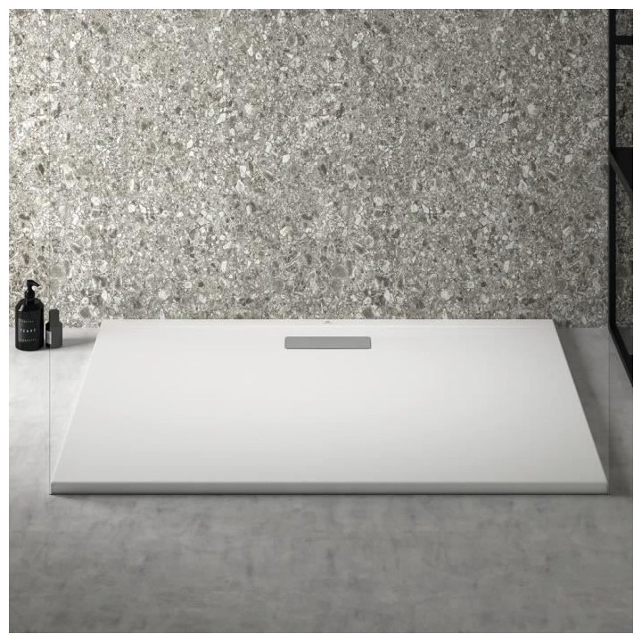 Receveur de douche extra plat 120x90 cm - UltraFlat New - blanc - Idea
