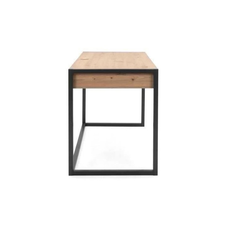 Bureau Denver - Panneaux de particules - Décor chene artisan, anthrac