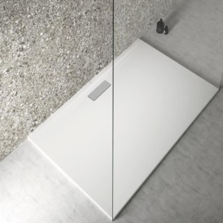 Receveur de douche extra plat 140x90 cm - UltraFlat New - blanc - Idea