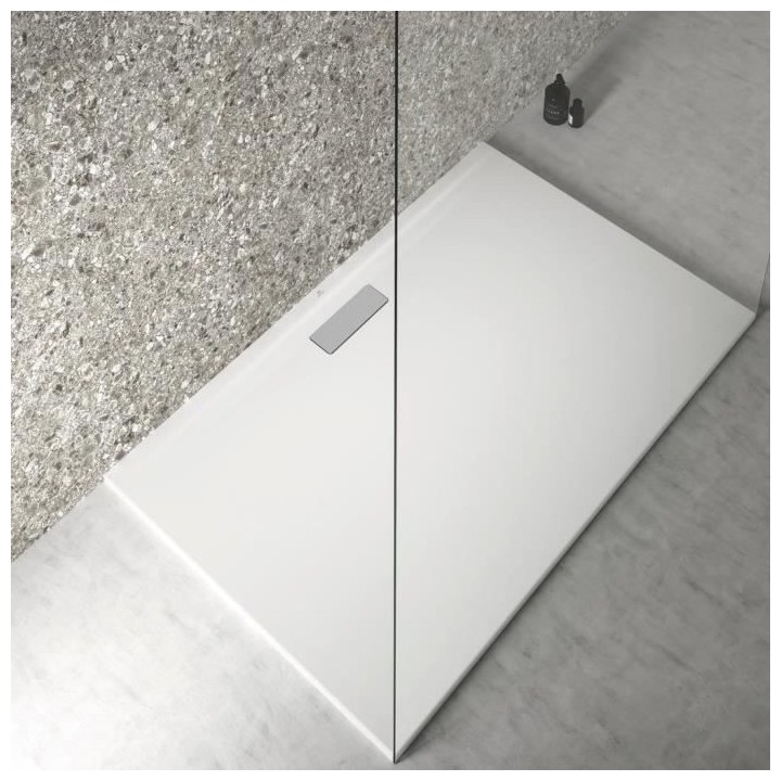 Receveur de douche extra plat 140x90 cm - UltraFlat New - blanc - Idea