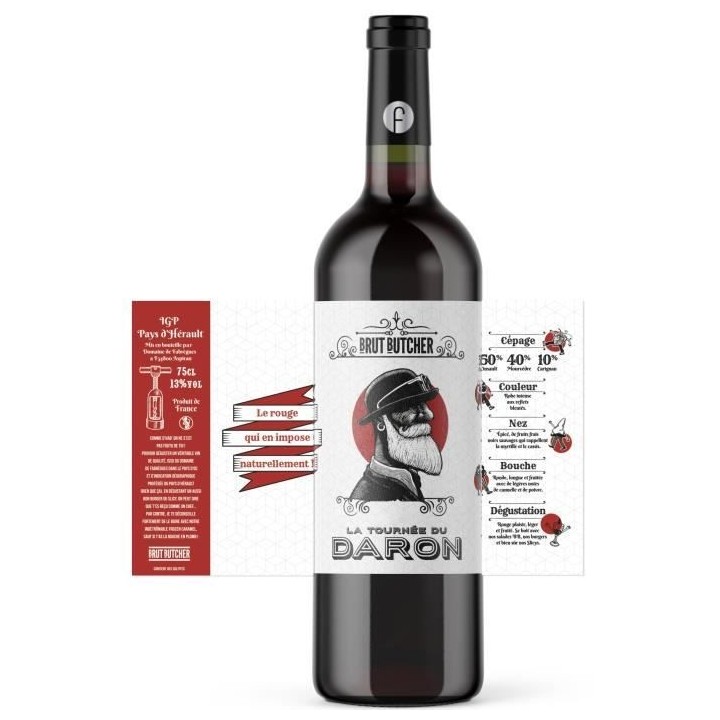 Domaine de Fabregues La Tournée du Daron Pays d'Hérault - Vin rouge