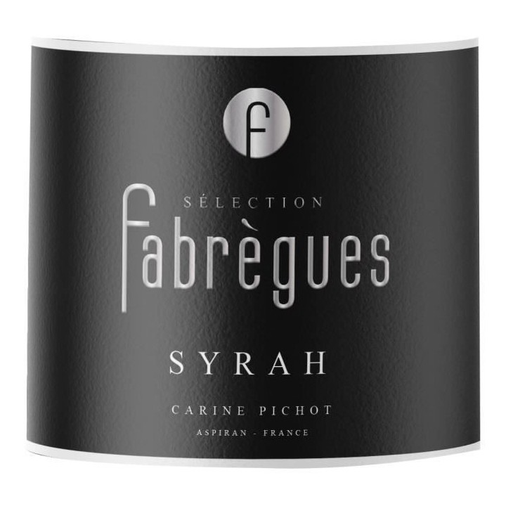 Sélection Fabregues Syrah Pays d'Oc - Vin rouge de Languedoc