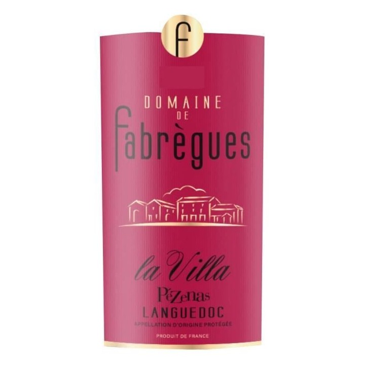 Domaine de Fabregues La Villa Languedoc Pézenas - Vin rouge de Langue