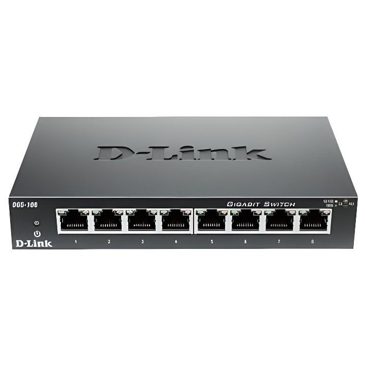 D-Link Switch 8 ports gigabit DGS108