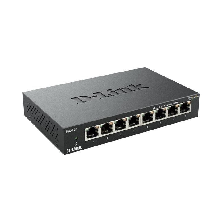 D-Link Switch 8 ports gigabit DGS108