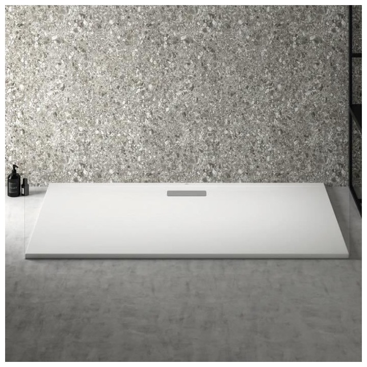 Receveur de douche extra plat 160x90 cm - UltraFlat New - blanc - Idea