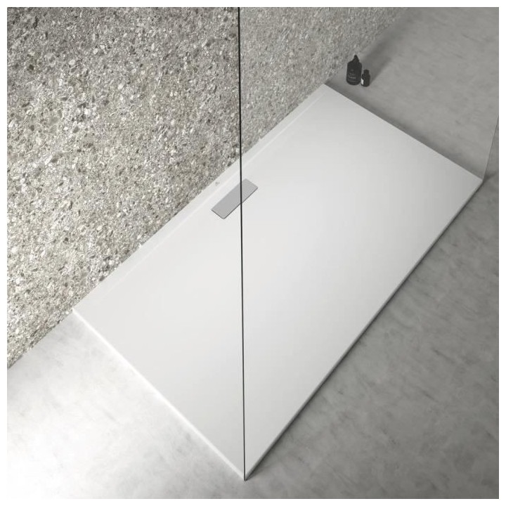 Receveur de douche extra plat 160x90 cm - UltraFlat New - blanc - Idea