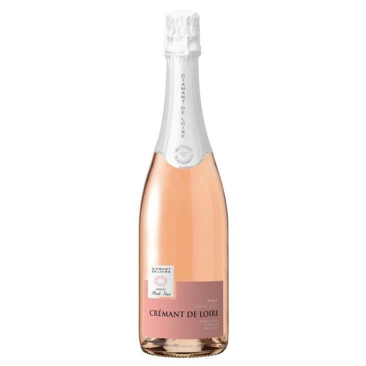 Diamant de Loire Cuvée Pink Star Crémant de Loire Rosé Brut