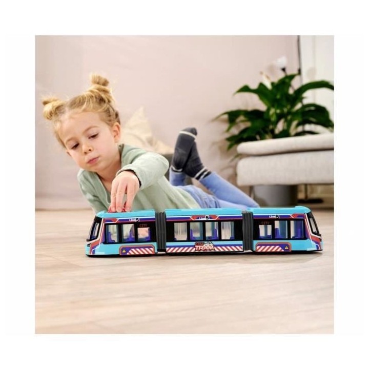Dickie - Tram Siemens Avenio - 42 cm - Roues directionnelles - Portes