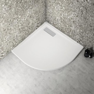 Receveur de douche extra plat 80x80 cm - quart de cercle - UltraFlat N
