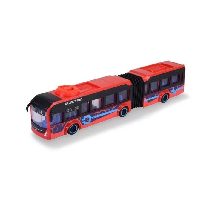 Jouet Bus articulé Volvo Dickie Toys 40 cm Rouge pour enfant