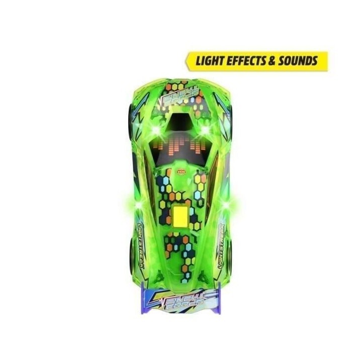 Voiture Dickie - Light Streak Speed Tronic 20cm - Fonctions Sonores et