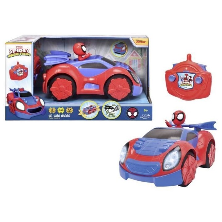 Spidey - Voiture radiocommandée - 27cm - Fonction turbo - Batterie re