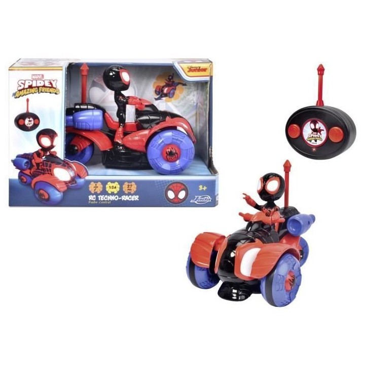 Marvel - Voiture Télécommandée - 17cm - Figuirne incluse - Dés 3 a