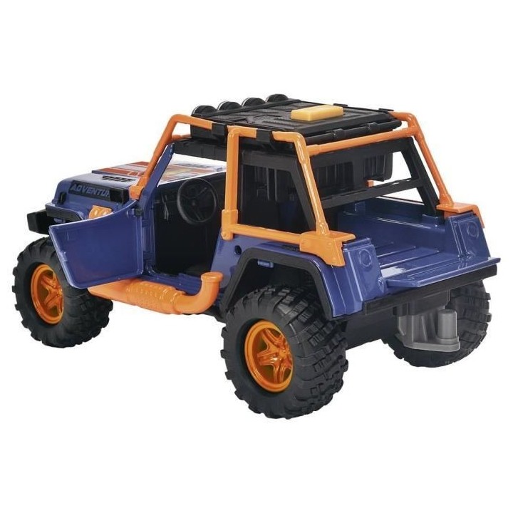 Dickie - Commandant de Dinosaures - 1 Jeep Wrangler avec remorque + 1