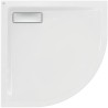 Receveur de douche extra plat 80x80 cm - quart de cercle - UltraFlat New - blanc - Ideal Standard