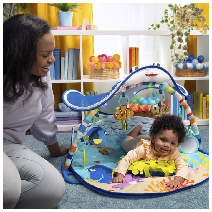 DISNEY BABY Tapis d'Eveil Monde de Némo, Musique et Lumieres, Jouets
