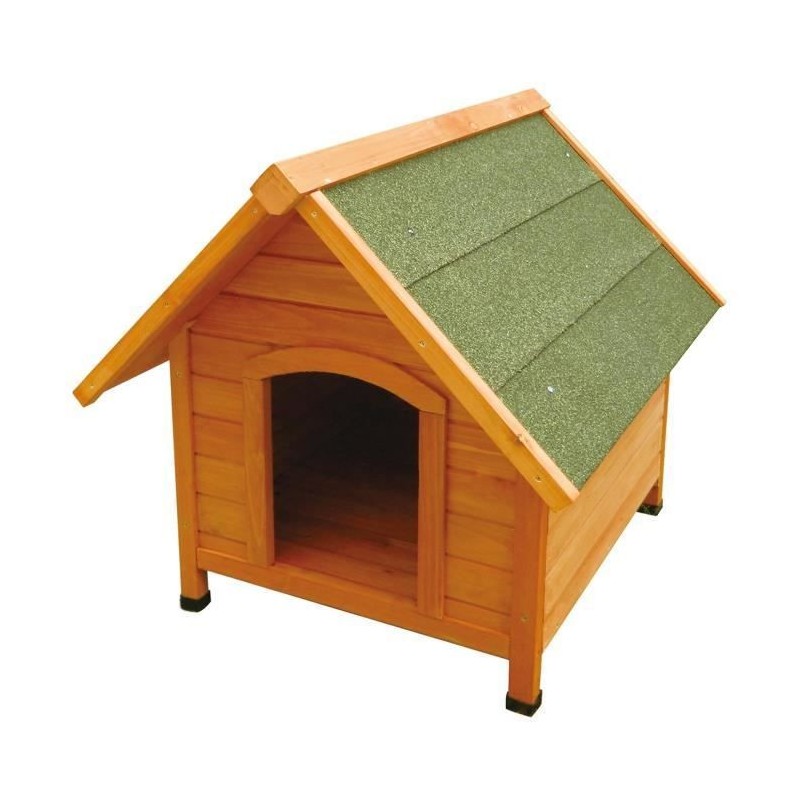 Niche en sapin Whoop0 - Bois - Pour chien 72x76x76cm