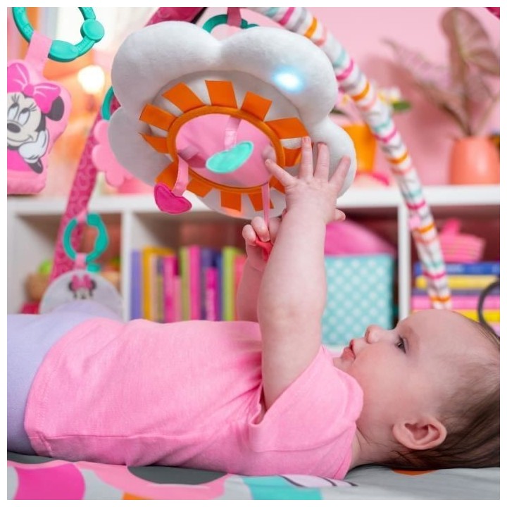DISNEY BABY Tapis d'éveil Minnie My Best Friend, Musique et Lumieres,