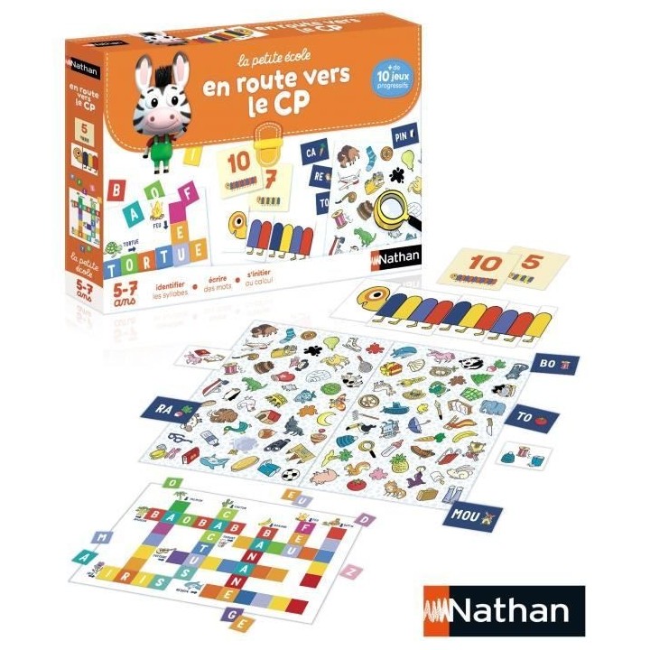 Coffret éducatif - NATHAN - La petite école - En route vers le CP !