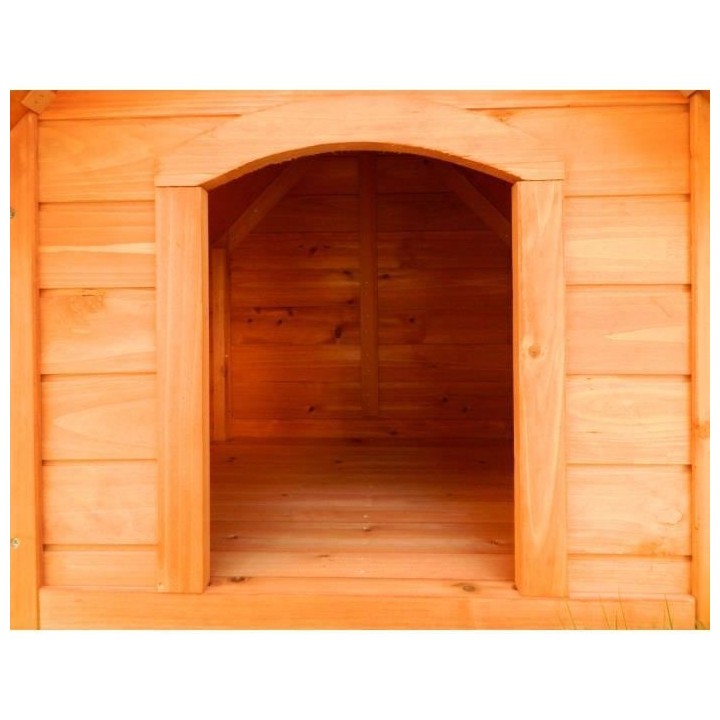 Niche en sapin Whoop0 - Bois - Pour chien 72x76x76cm