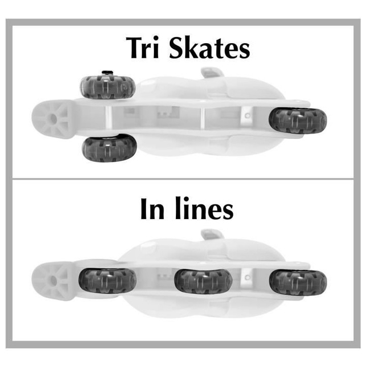 Patins en ligne 2 en 1 LA REINE DES NEIGES II - Taille 27-30 - Fille -