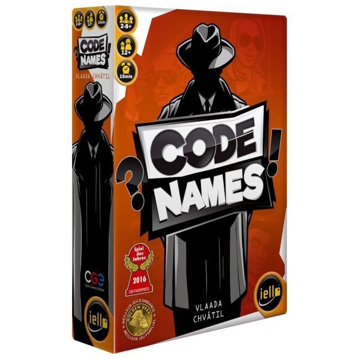 CODENAMES - Jeux de société de réflexion - Version Française - IEL